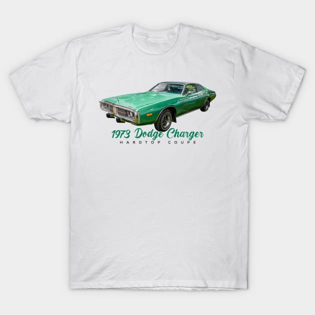 1973 Dodge Charger  Hardtop Coupe T-Shirt by Gestalt Imagery